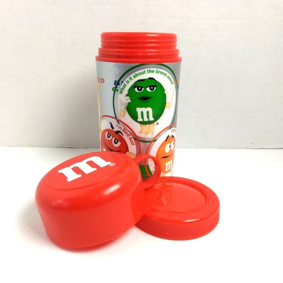 M&Ms Thermos Red 2002 11.5 oz Collectible - Picture 1 of 4